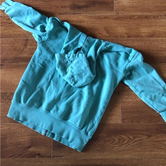 Old Navy teal lightweight zip up hoodie in size S (6/7) - Picture 4 of 4
